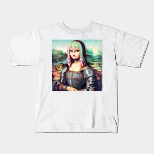 Mona Lisa Anime Kids T-Shirt